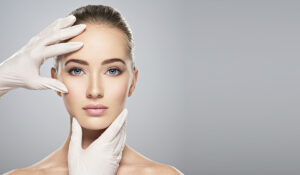 Woman getting ready for cosmetic surgery